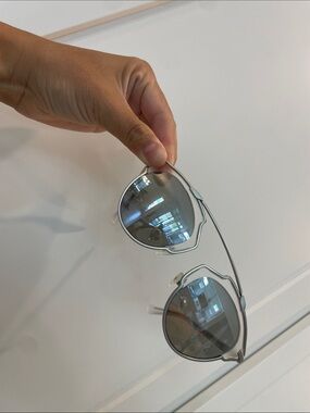 Dior sun glasses Silver